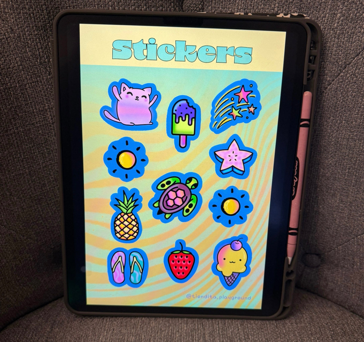 Kawaii Printable Sticker Sheets - Set of 6 Designs 🎀