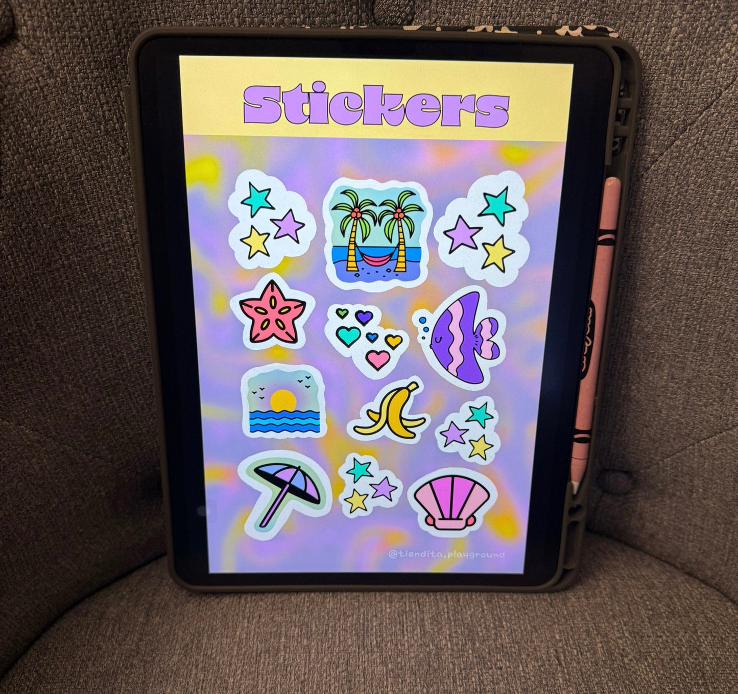 Kawaii Printable Sticker Sheets - Set of 6 Designs 🎀