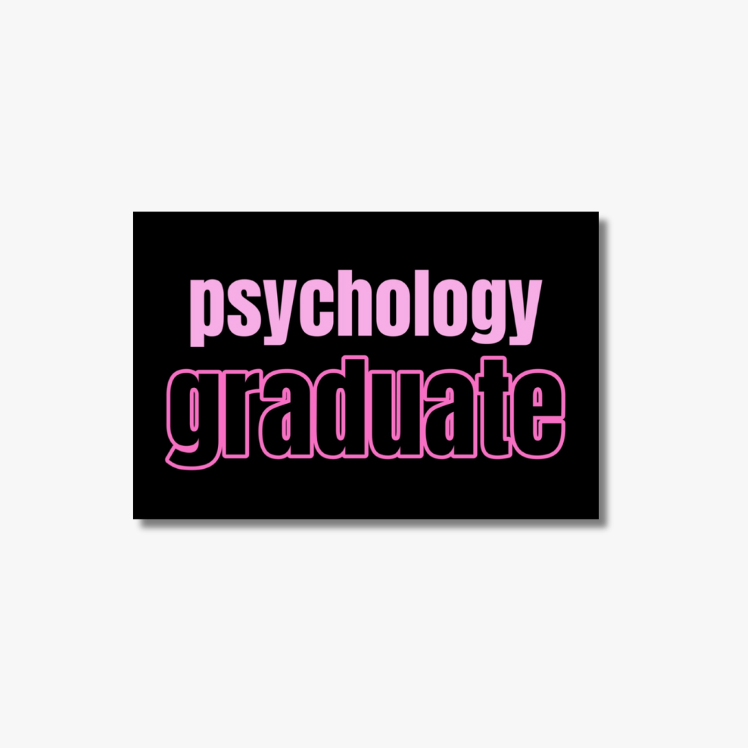 Psychology Graduate Sticker