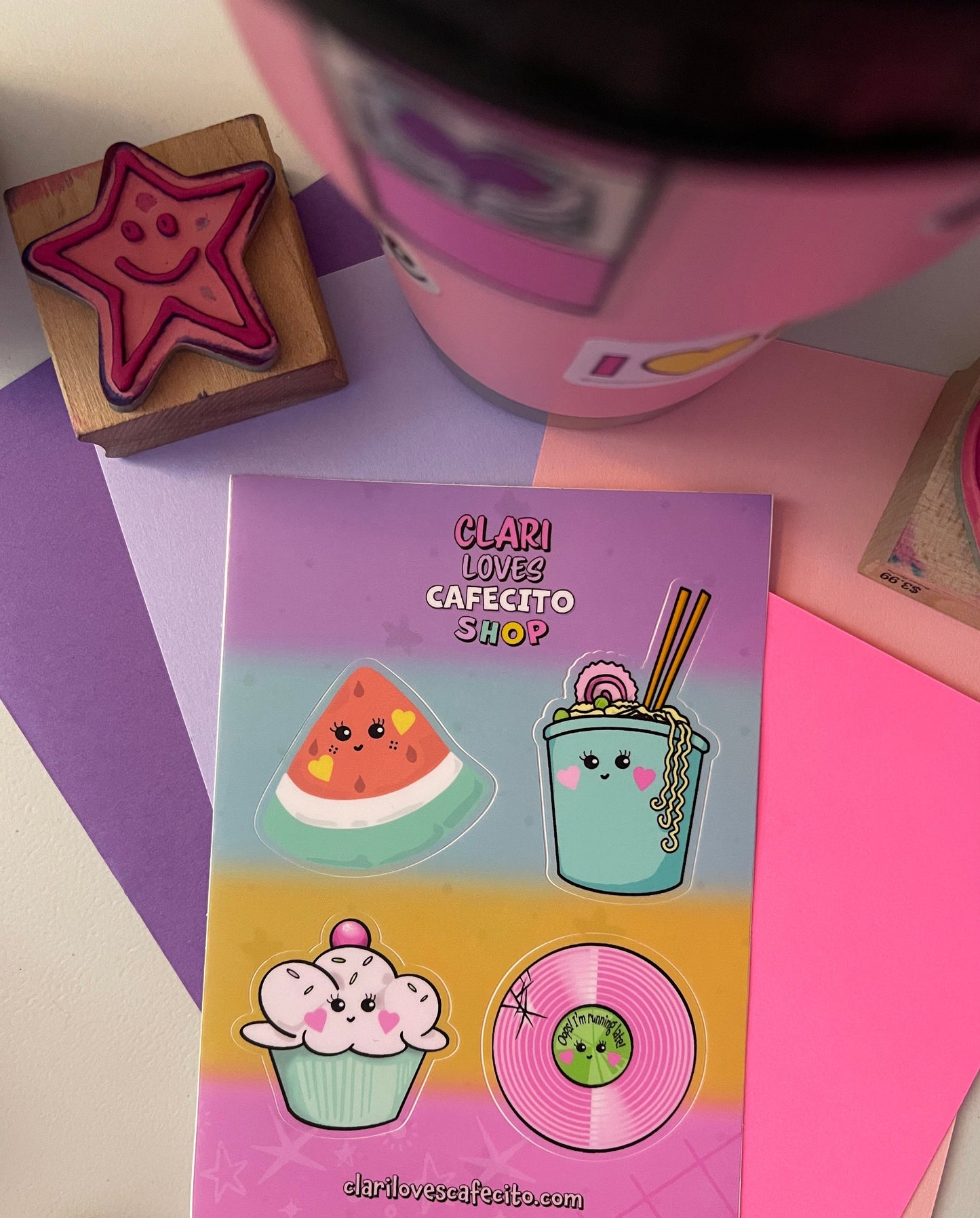 CLC Groovy Sticker Sheet