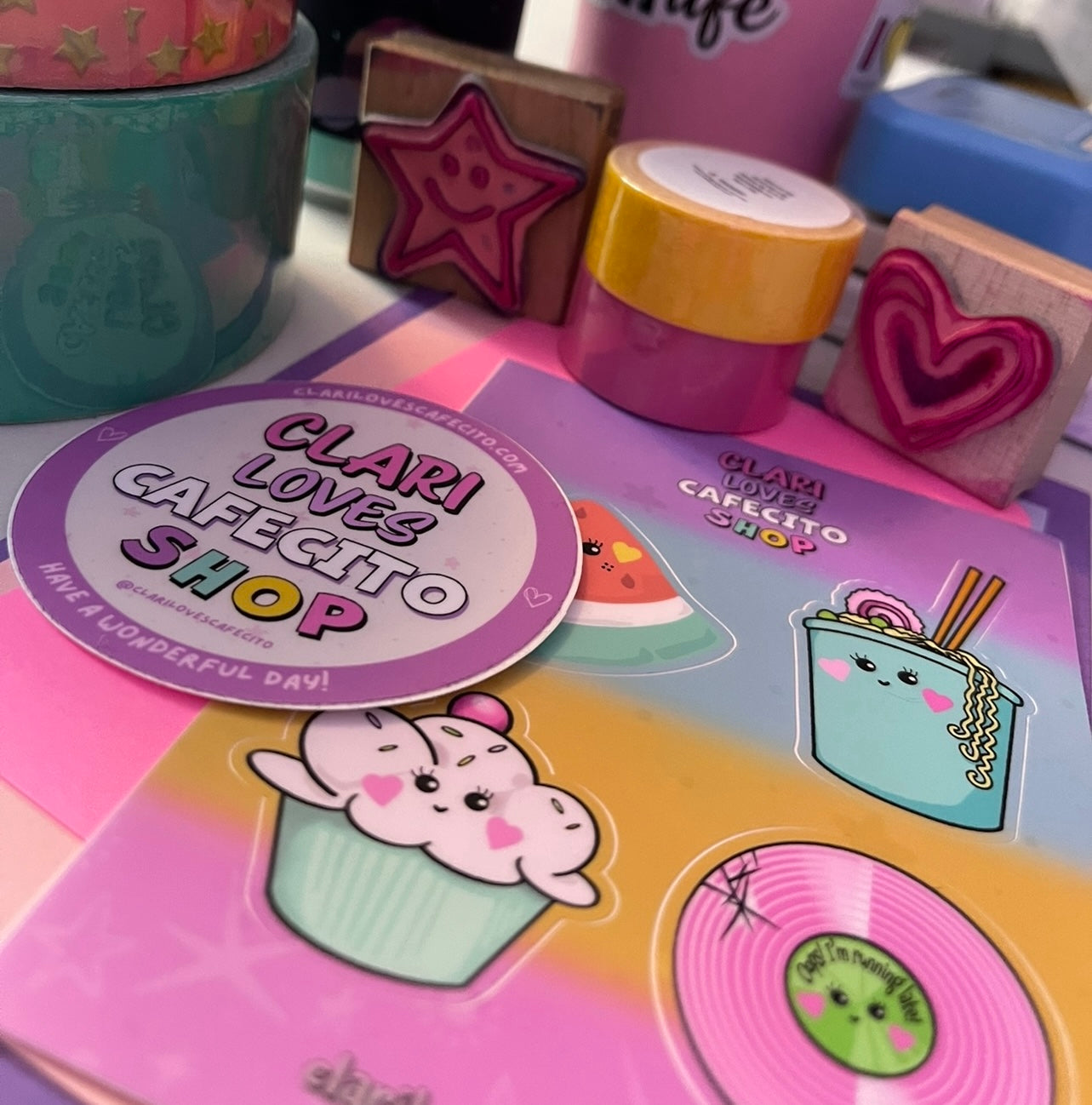 CLC Groovy Sticker Sheet