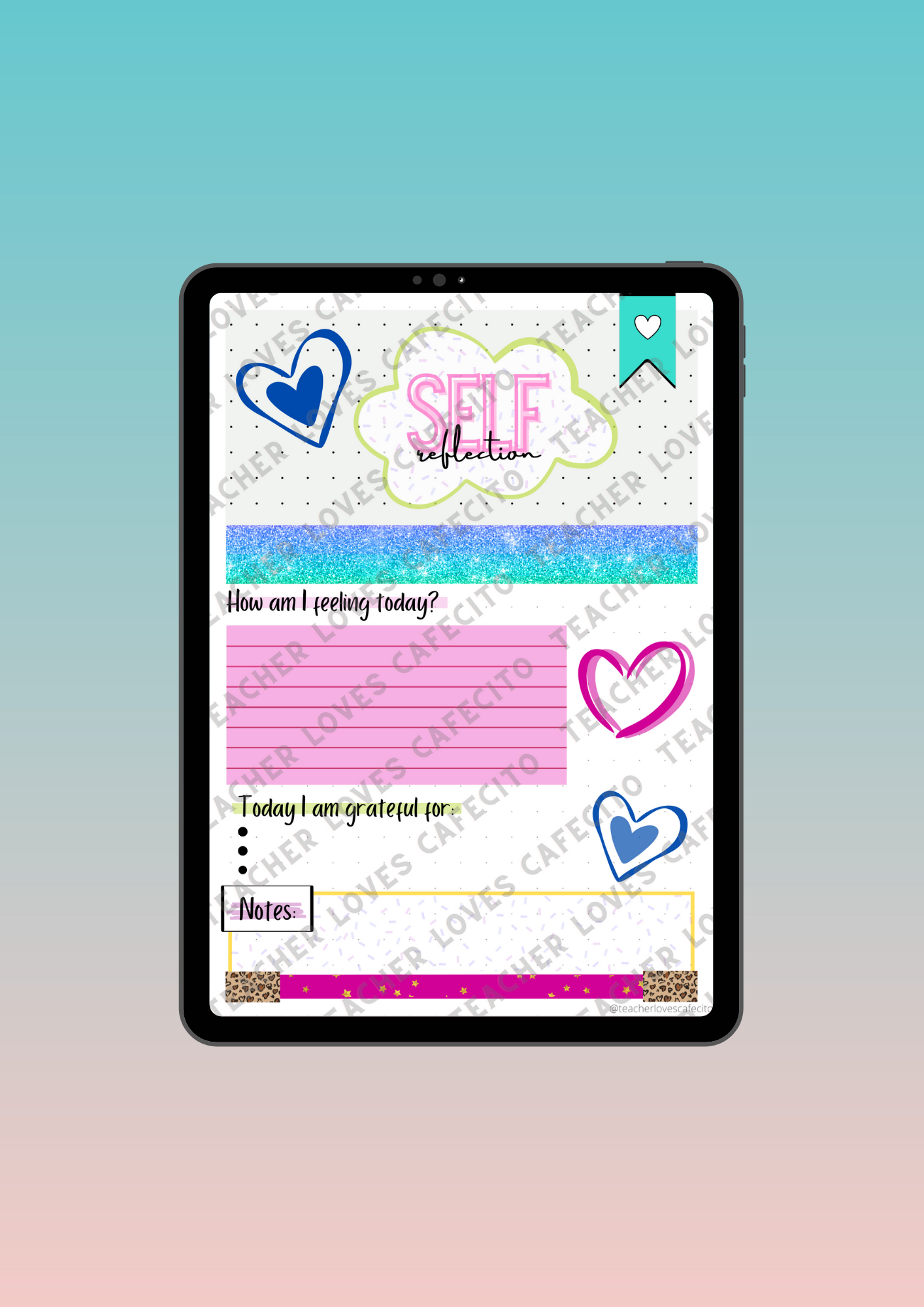Self-Reflection Journal Page - Printable PDF 💭