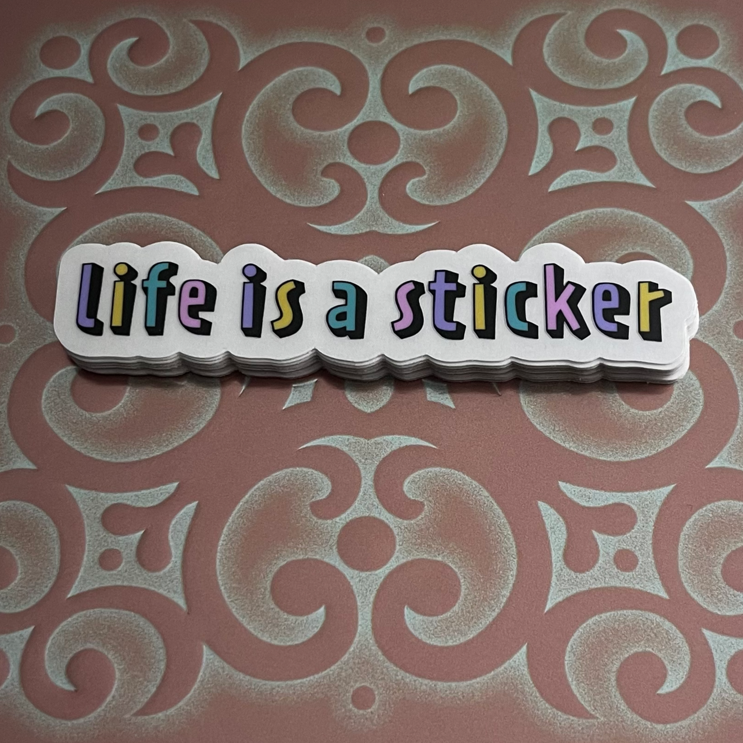 Life Is A Sticker Clear Sticker