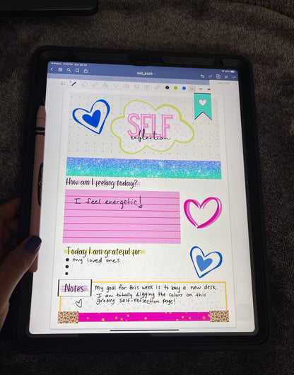 Self-Reflection Journal Page - Printable PDF 💭