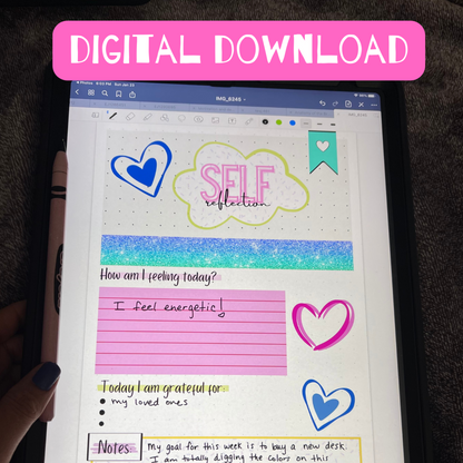 Self-Reflection Journal Page - Printable PDF 💭