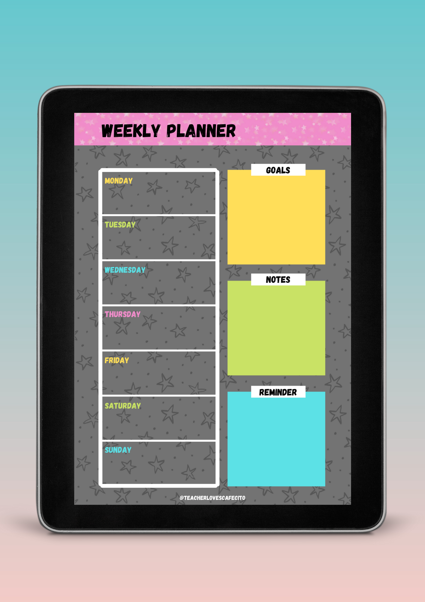 Weekly Planner - Instant Download PDF 🗓️✨