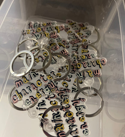 Main Character Energy Keychain