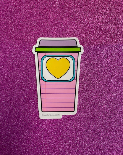 Pink Latte Sticker