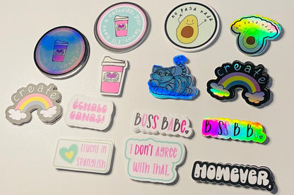 Échale Ganas Clear Sticker